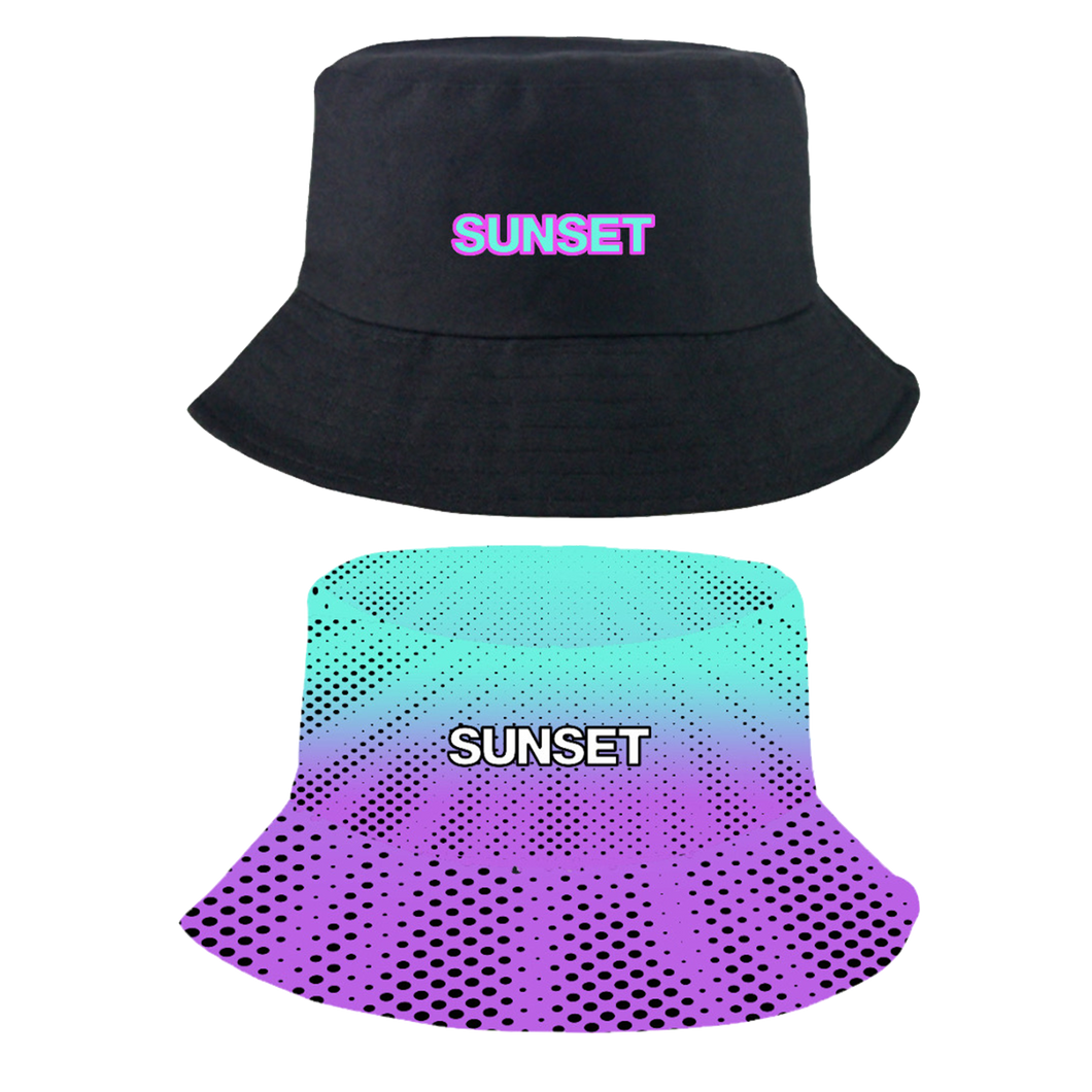 Sunset Reversible Bucket Hat