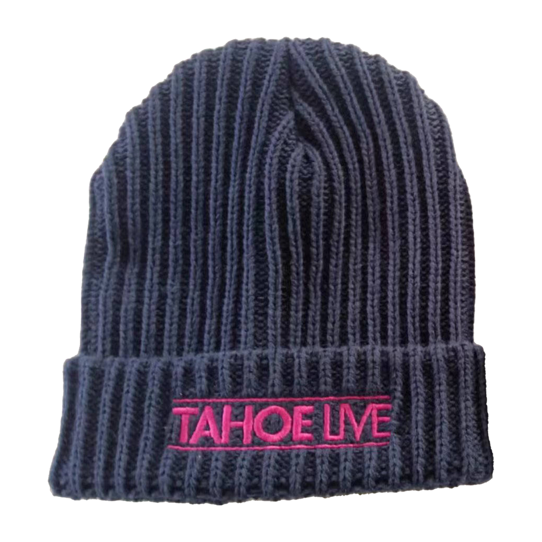 Tahoe Live Navy Beanie