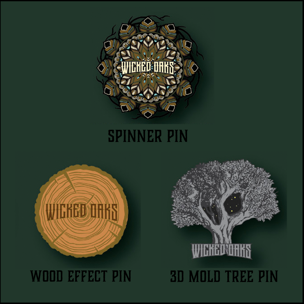 WICKED OAKS PIN SET