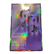 Load image into Gallery viewer, SILO DALLAS - Sasha &amp; Digweed Foil Poster
