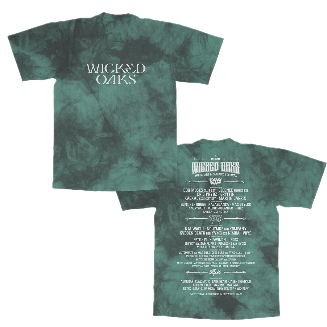*PRE-ORDER* WICKED OAKS STONEWASH LINEUP TEE *PRE-ORDER*
