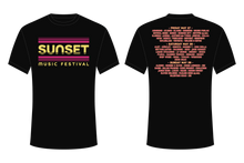 Load image into Gallery viewer, Sunset 22 Retro Style Lineup Tee
