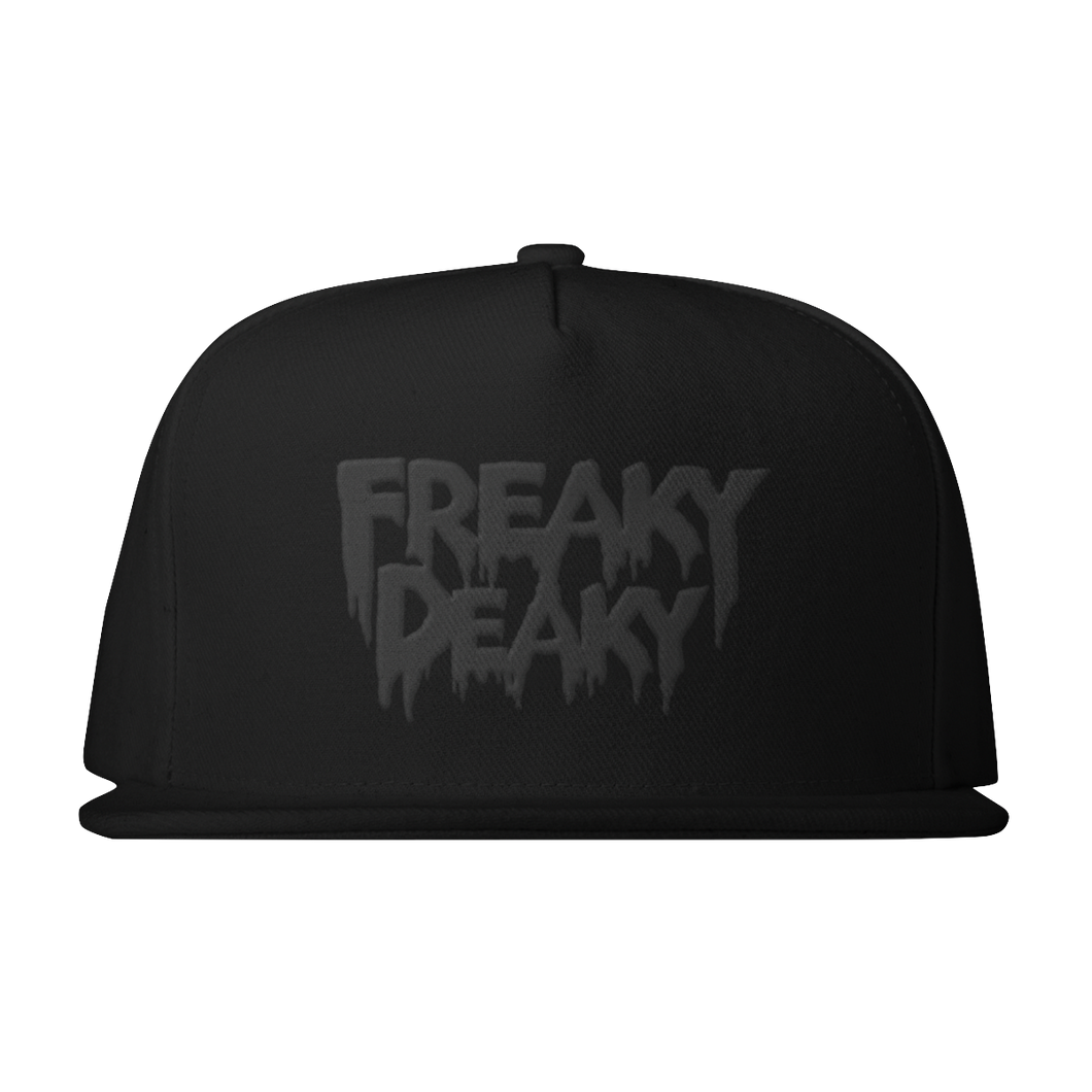 Freaky Deaky Blackout Snapback Hat