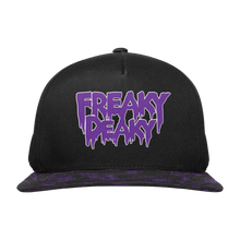 Load image into Gallery viewer, Freaky Deaky Stonewash Snapback Hat

