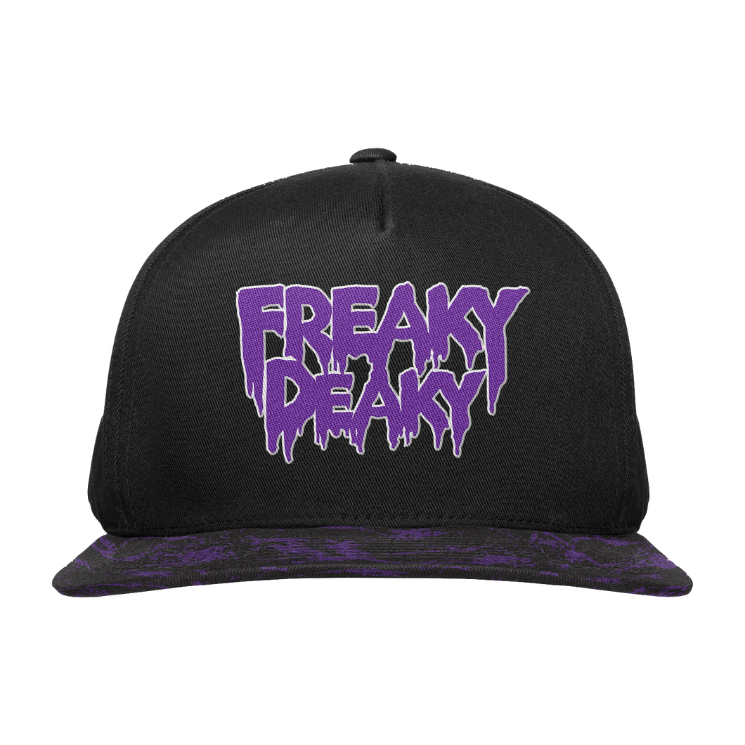 Freaky Deaky Stonewash Snapback Hat