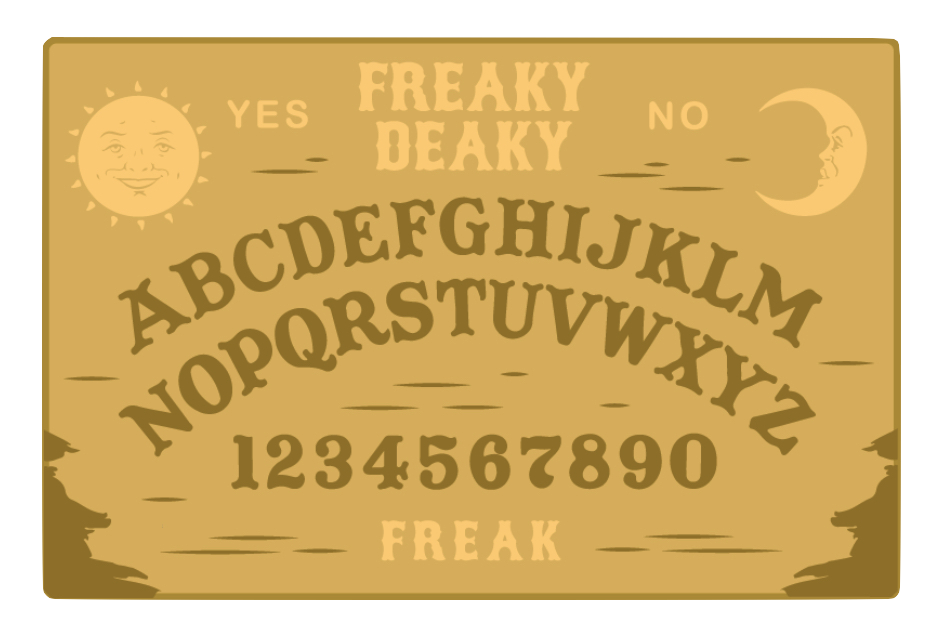Freaky Deaky Ouija Pin