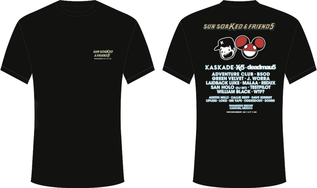 Sun Soaked & Friend5 Lineup T-Shirt